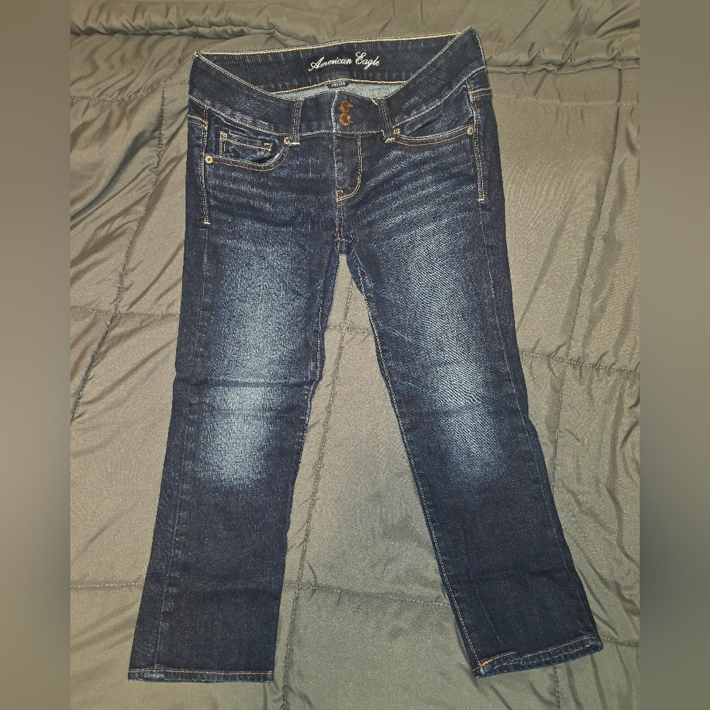 American Eagle Dark Blue Women's Bootcut Jeans